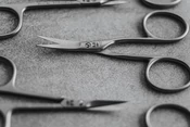 NN-Knives Professional Bőrvágó olló hajlított