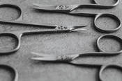 NN-Knives Modern Bőrvágó olló extraspicc hajlított