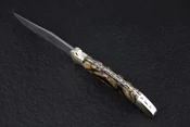 NN Knives Custom Fejesgörbe Zsebkés