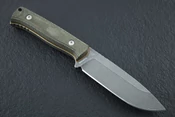 NN Knives Adventurer II NC Blade Green Canvas Micarta Outdoor Kés
