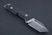 NN Knives Proto TAN NC Blade Fekete Richlite EDC Kés