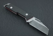 NN Knives Proto W NC Blade Fekete Richlite EDC Kés