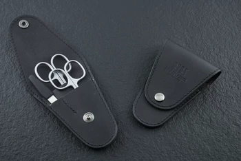 NN Knives Manikűrkészlet City Fekete Bőr Modern