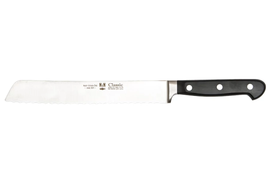 NN-Knives Classic Kenyérvágókés fogazott 20 cm-es