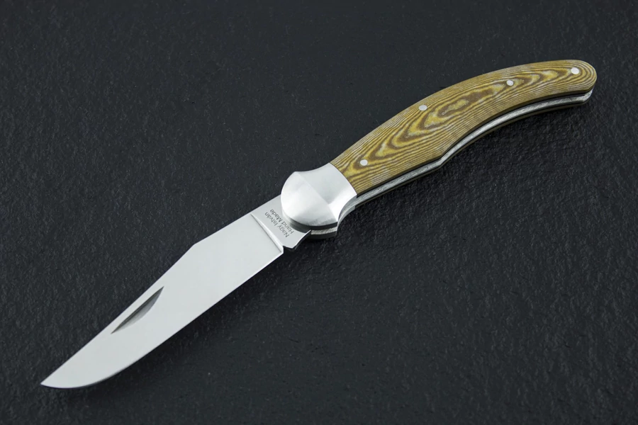 NN Knives Custom Fejesgörbe zsebkés