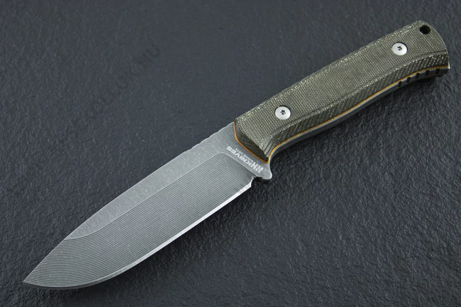 NN Knives Adventurer II NC Blade Green Canvas Micarta Outdoor Kés