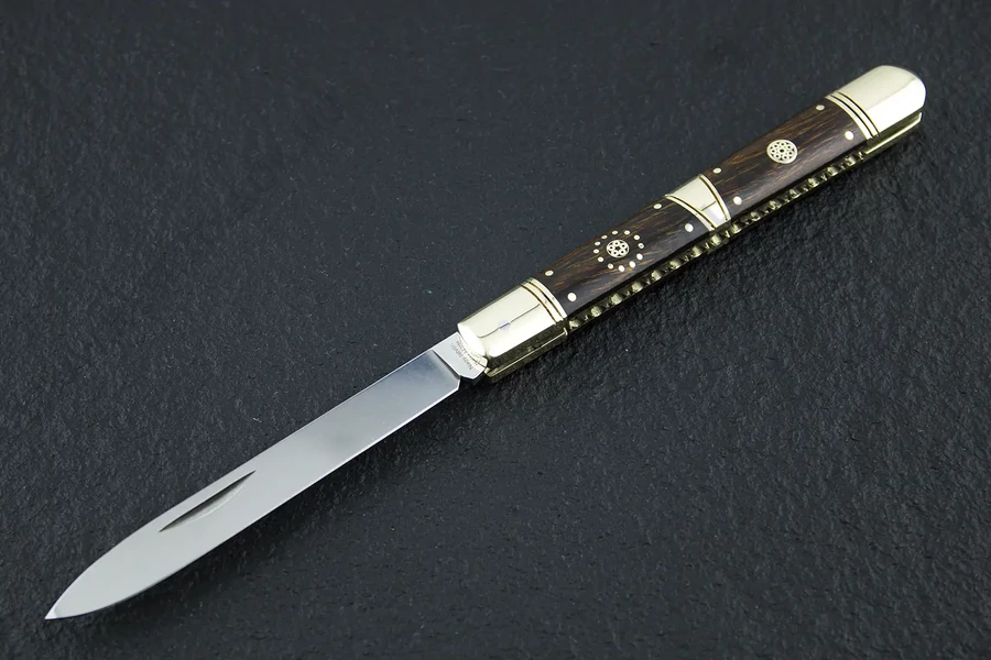NN-Knives Szalonnázó Zsebkés custom vasfa